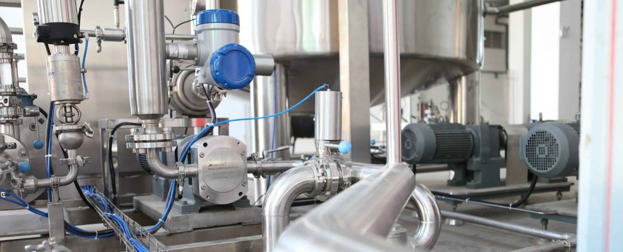Chemical manufacturing facility with processing tanks