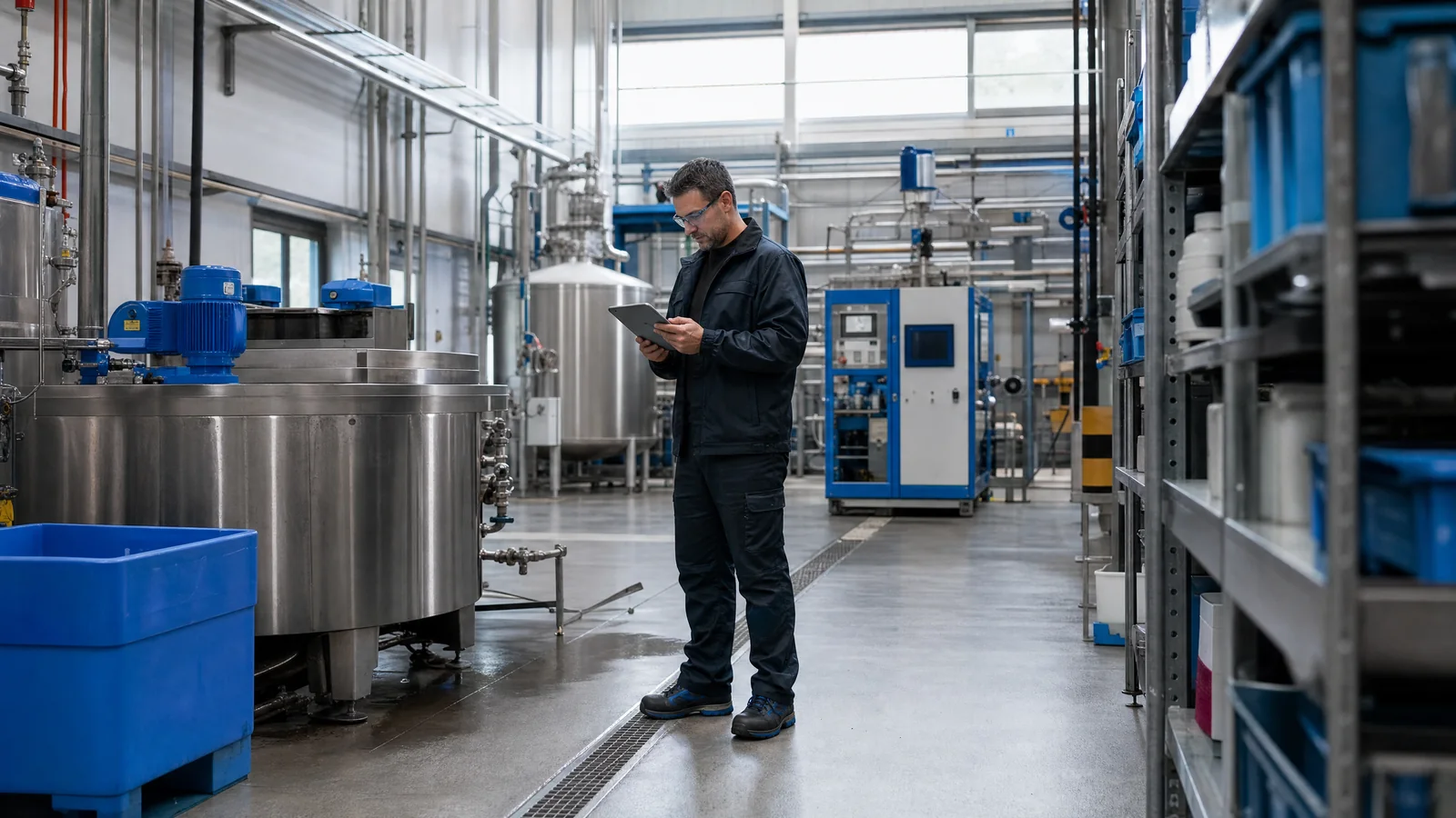 Illustrative manufacturing and inventory operations environment